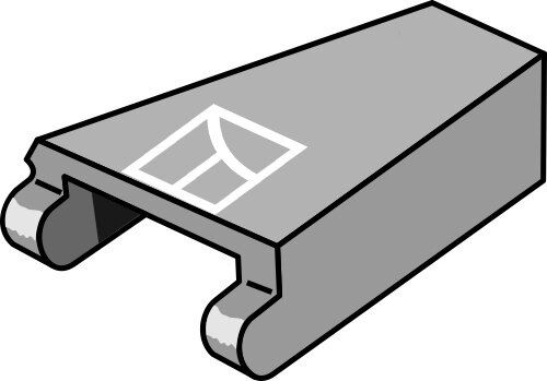 Klemmstück links