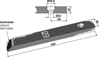 Scharspitze Hartmetall passend für Agrisem