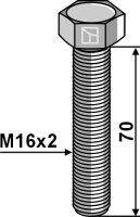 Sechskantschraube M16x2x70 8.8 verzinkt passend für...