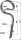 Garezinken mit Schar 25x8