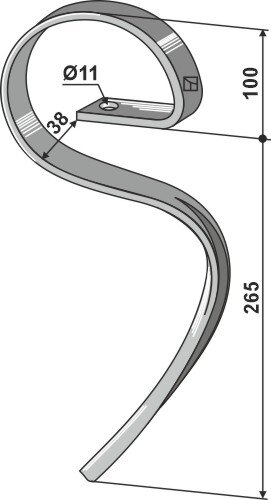 Garezinken 26x10 passend für Regent