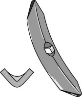 Schar mit Arbeitsbreite 25 und Stärke 5