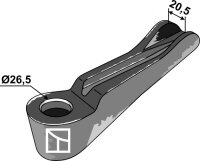 Halmschutz links mit Bohrung 26,5 passend für Lemken