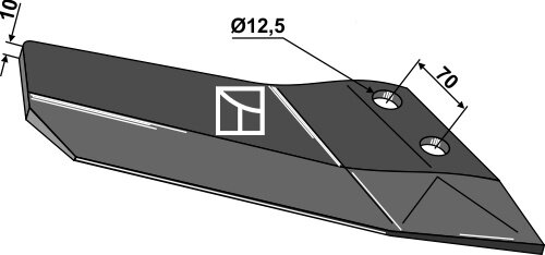 Ersatzflügel rechts