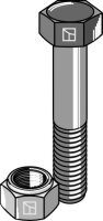 Sechskantschraube M14x1,5x50 mit Sicherungsmutter