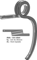Gedrehter Schwergrubberstiel links passend für Vogel...