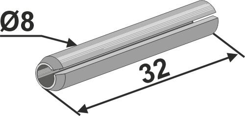 Spannstift Ø8x32