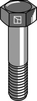 Sechskantschraube mit Feingewinde M12x1,25 12.9
