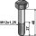 Sechskantschraube mit Feingewinde M12x1,25 12.9