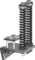 Schwergrubberfederung Höhe 390