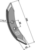 Grubberschar 360mm