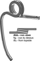Gedrehter Schwergrubberstiel rechts
