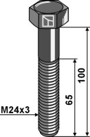 Schraube M24x3x100 Güte 10.9 passend für...