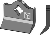 Feinschnittklinge 60x6mm passend für Humus