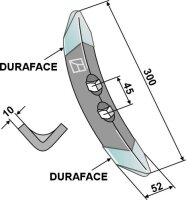 Schar 300mm DURAFACE passend für Einböck