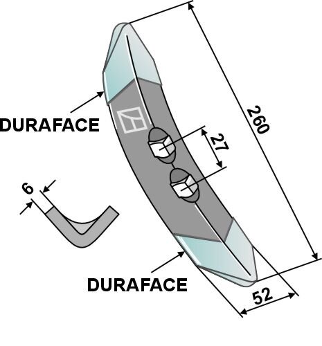 Schar 260mm DURAFACE