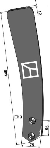 Leitblech rechts