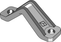 Halter mit Bohrung 25