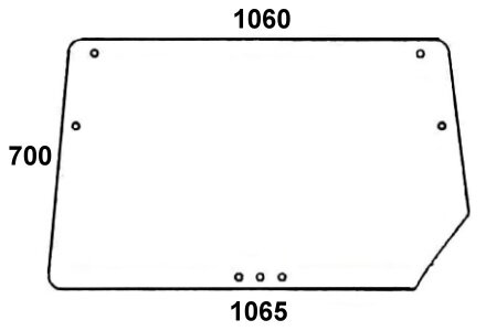Heckscheibe parsol grün
