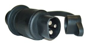 Stecker 3-polig oval