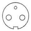 Stecker 3-polig rund