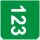 Symbol 123 (90°)