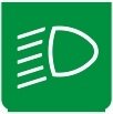 Symbol Abblendlicht (0°)
