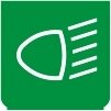 Symbol Abblendlicht (180°)