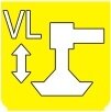Symbol Abgeschobener Frontaufenthalt links (0°)