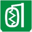 Symbol Abtauen der Rückspiegel (0°)