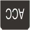 Symbol ACC (180°)