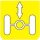 Symbol Achse: heben/senken (0°)