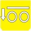 Symbol Achsen: oben (180°)