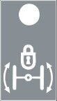 Symbol Achssperre (0°)