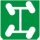 Symbol Alle Räder richtungsabhängig (0°)