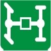 Symbol ALLRADANTRIEB (0°)