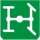 Symbol ALLRADANTRIEB (180°)