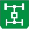 Symbol ALLRADANTRIEB (270°)