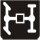 Symbol ALLRADANTRIEB (0°)
