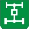 Symbol Allradantrieb (90°)