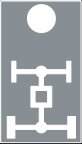 Symbol ALLRADANTRIEB (0°)