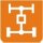 Symbol ALLRADANTRIEB (90°)