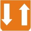 Symbol Anheben / Absenken (0°)