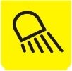 Symbol Arbeitslampen (hinten) (0°)