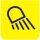 Symbol Arbeitslampen (hinten) (0°)