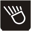 Symbol Arbeitslampen (hinten) (180°)