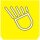 Symbol Arbeitslampen (hinten) (180°)