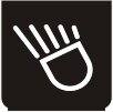 Symbol Arbeitslampen (hinten) (180°)