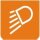 Symbol Arbeitslampen (hinten) (90°)