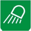 Symbol Arbeitslampen (Vorderseite) (0°)